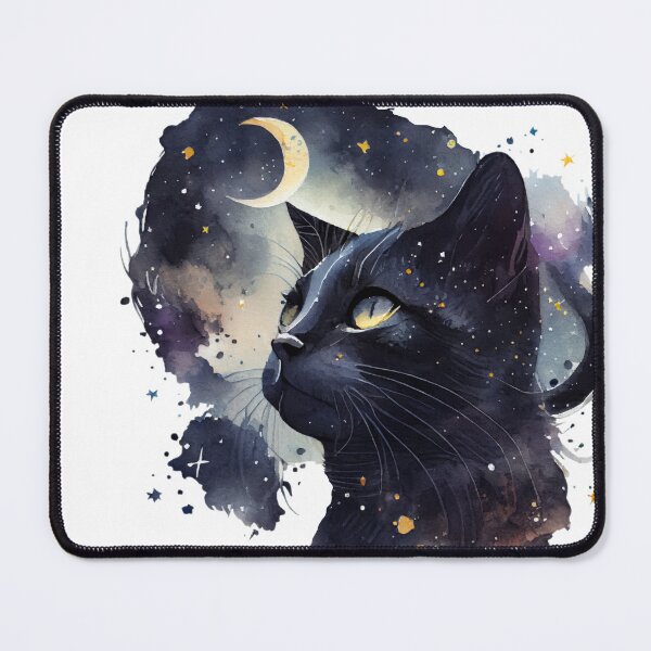 Item preview, Black Cat Stargazer | Astronomy cat Lover Gift designed and sold by Gosticky004.