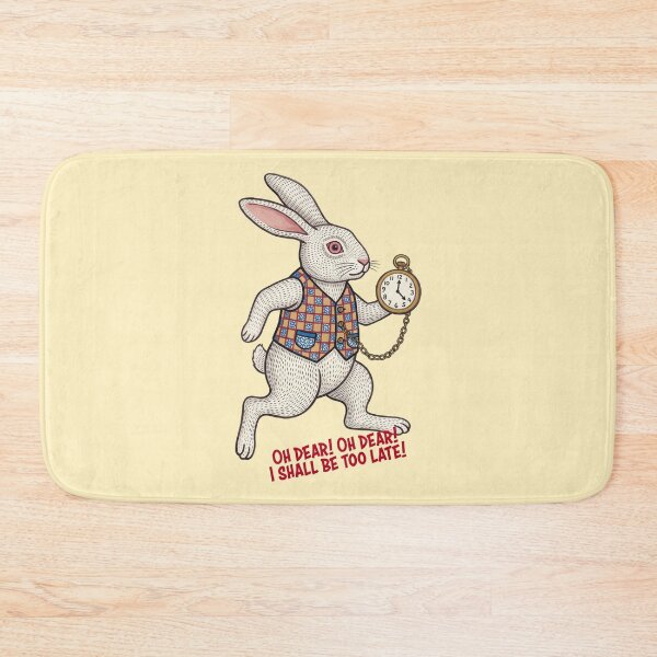 Item preview, Vintage White Rabbit Panic Attack - Alice in Wonderland designed and sold by FreiherrPK.