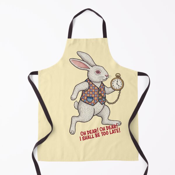 Item preview, Vintage White Rabbit Panic Attack - Alice in Wonderland designed and sold by FreiherrPK.
