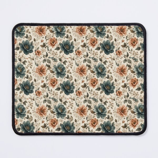 Item preview, Blue Gold Flower Pattern Spring Aesthetic Marguerite Blasingame Season designed and sold by SMARTKIT  DESIGNAGENCY.