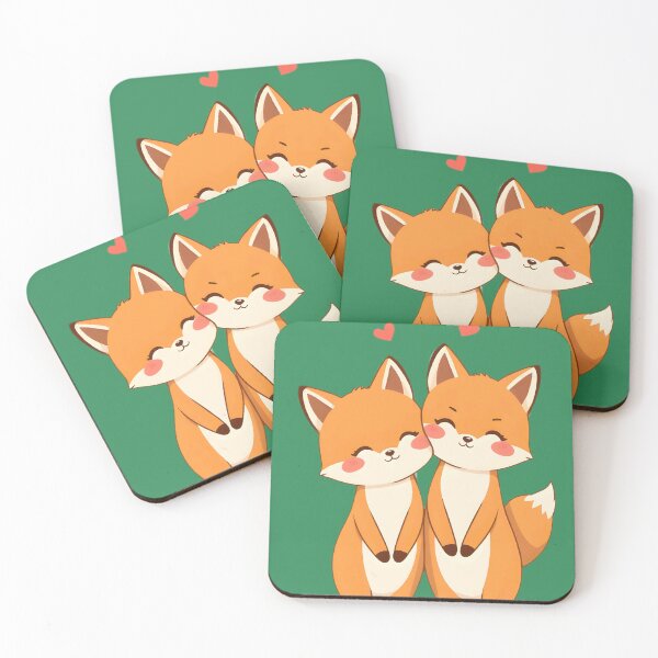 Item preview, Shy Fox Couple designed and sold by lstaford.