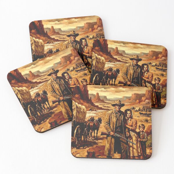 Item preview, Death Valley Days Retro Western Frontier Drama Tribute Art Poster designed and sold by Art's Diner.