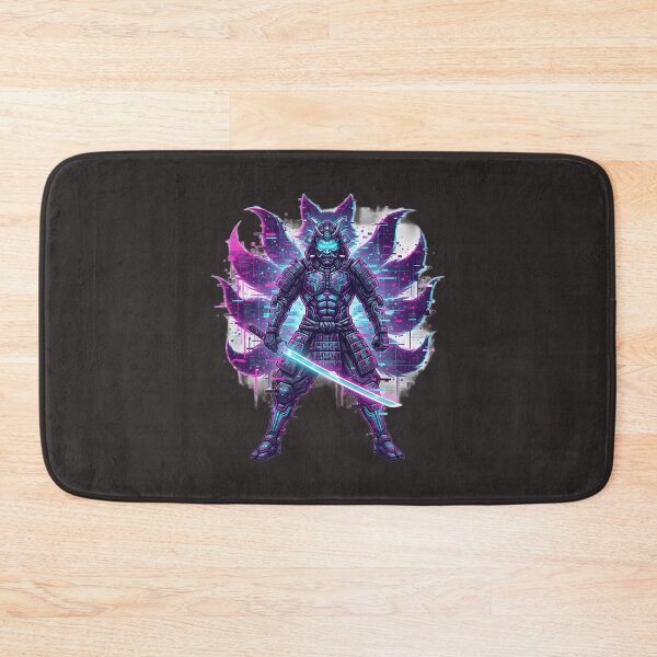 Item preview, Neon Paradox: Cyber-Samurai Glitch Spirit designed and sold by Neo Tokio.