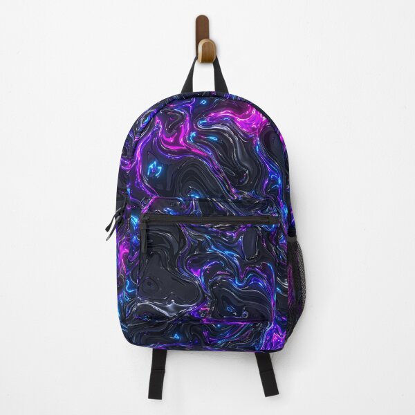 Item preview, Cyberpunk Liquid Chrome Neon Synthwave Pattern designed and sold by Aimaniia666.