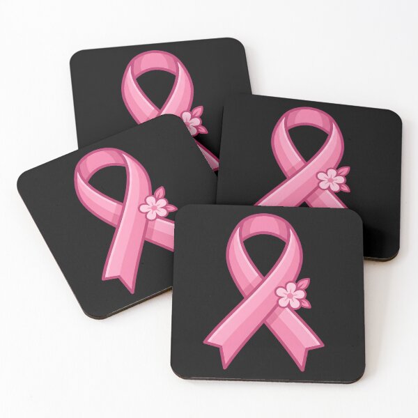 Item preview, Minimal Pink Awareness Ribbon with Flower designed and sold by fawzimorsy.