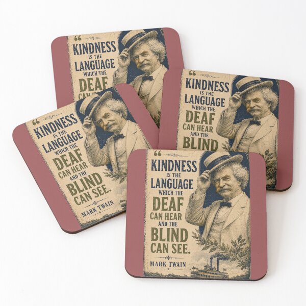 Item preview, Mark Twain Words of Wisdom about Kindness designed and sold by Kzacreative.