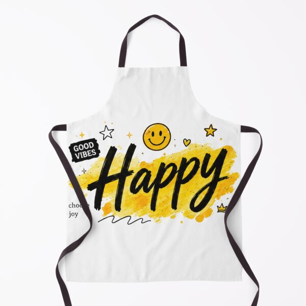 Item preview, Happy Positive Vibes Typography Design designed and sold by Aries Creation Store.