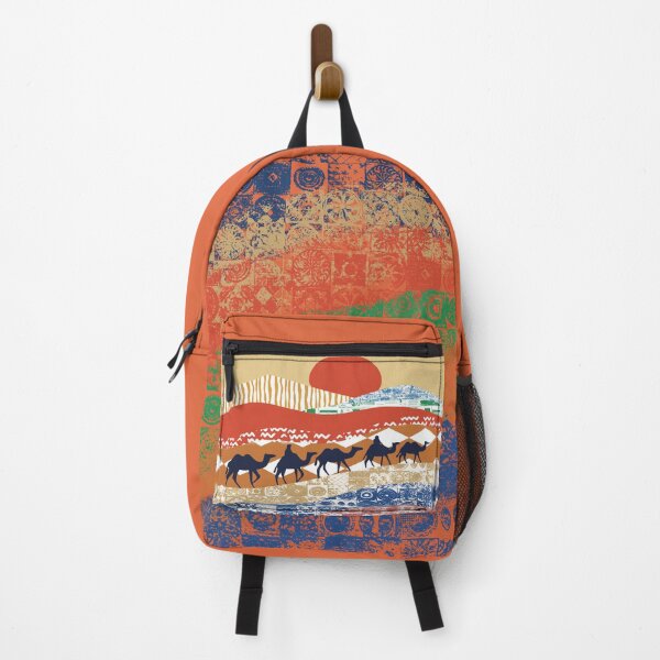 Item preview, Abstract Camel Caravan designed and sold by IvysCreativityHouse.