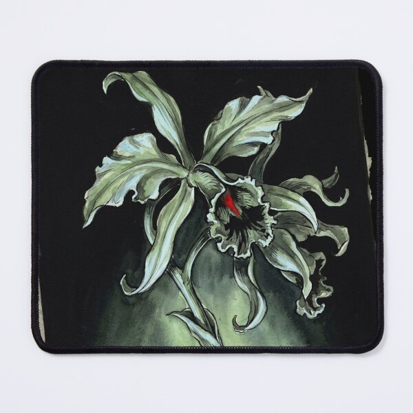 Item preview, Hostile Cattleya Orchid in the Void - Dark Botanical Art designed and sold by FreiherrPK.