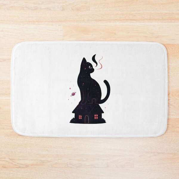 Item preview, Celestial Black Cat | Moon & Stars Aesthetic Design designed and sold by Gosticky004.