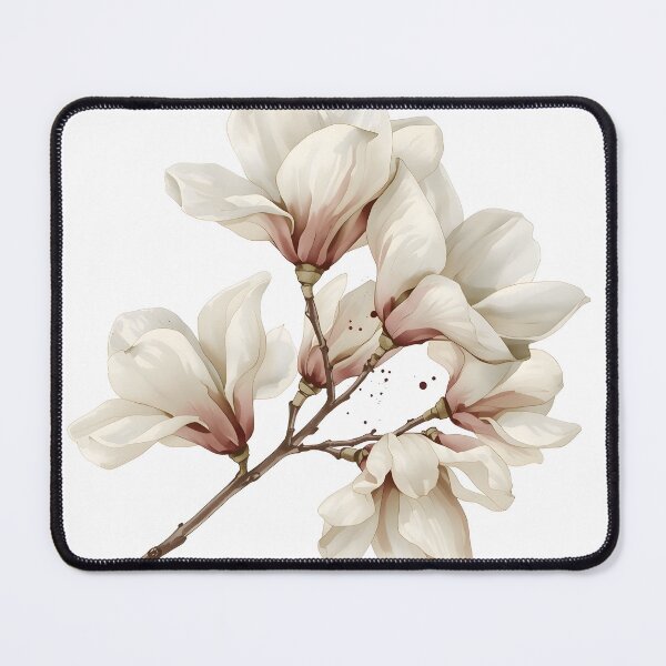 Item preview, Magnolia Blossoms Watercolor Painting designed and sold by RawNaturePrints.