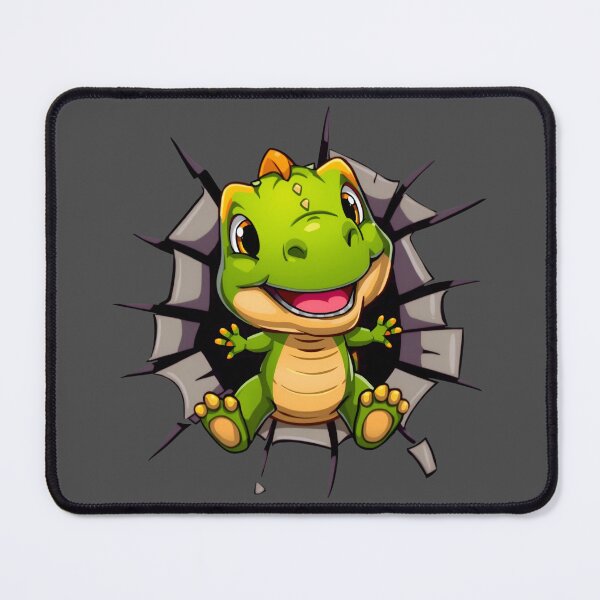 Item preview, Cute Baby T-Rex Breaking Through Wall, Kawaii Dinosaur Cartoon, Funny Jurassic Dino Graphic, Adorable Prehistoric Monster Gift designed and sold by PrintelloTH.