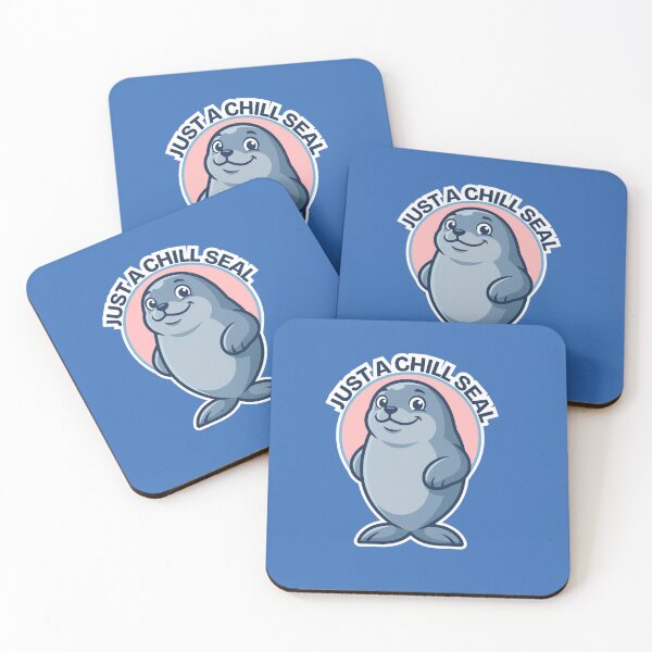 Item preview, Neil the Seal Sticker designed and sold by Colorsandpixels.