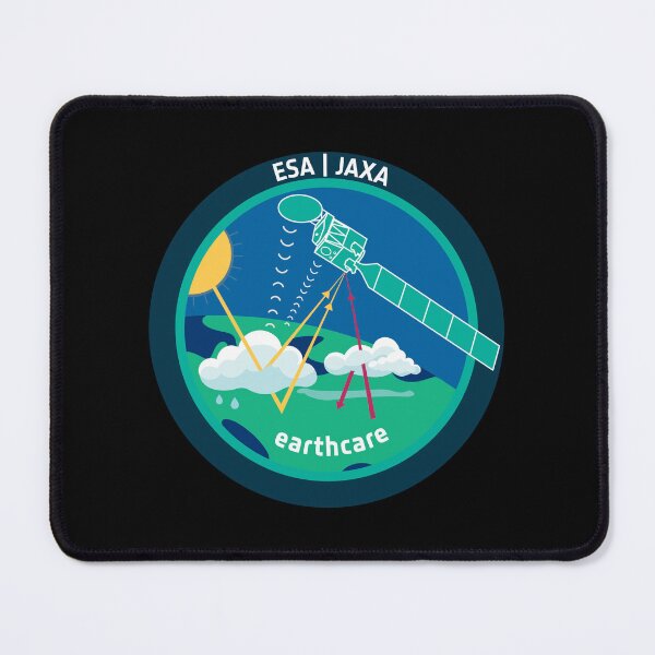Item preview, EarthCARE ESA Mission Patch – Clouds and Climate Satellite Design designed and sold by MeetinSpace.