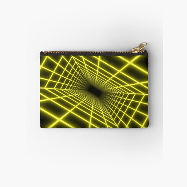 Item preview, Yellow Glow Rectangular Wireframe Tunnel designed and sold by Electric Shock!! Design.