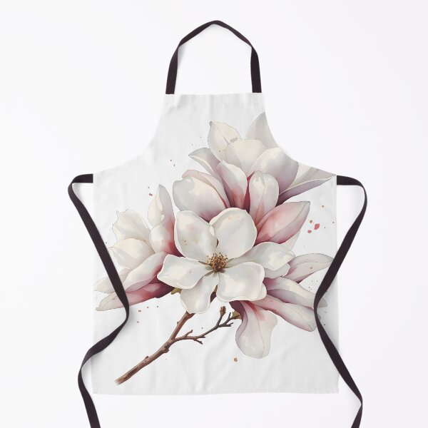 Item preview, Pink Magnolia Branch Watercolor Painting designed and sold by RawNaturePrints.