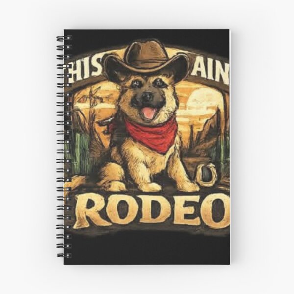 Item preview, This Ain't Rodeo – Funny Cowboy German Shepherd Dog Vintage Western Design designed and sold by ser-Ile.