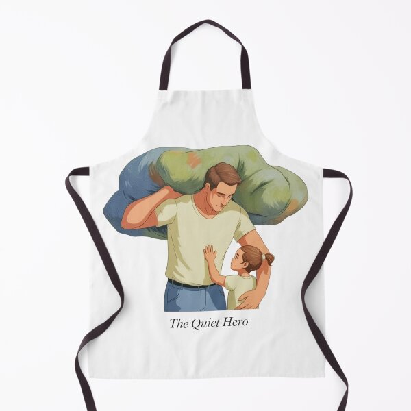 Item preview, The Quiet Hero – Father Carrying the World for His Daughter designed and sold by Dad&Nela.