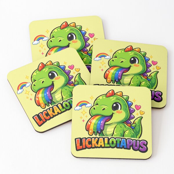 Item preview, Lickalottapus Funny Lesbian Dinosaur Shirt designed and sold by RockFireMerch.