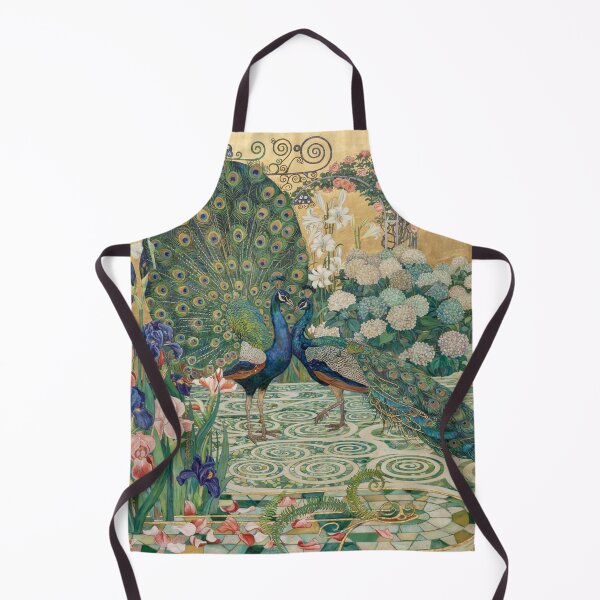Item preview, Klimt Inspired Peacock Garden of Emerald & Gold designed and sold by Tamas Das.