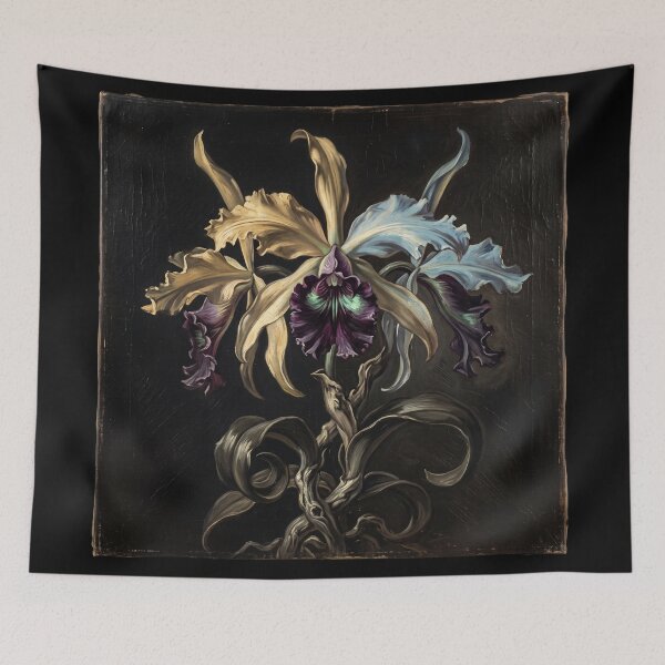Item preview, Night Terror Cattleya - Gothic Botanical Nightmare designed and sold by FreiherrPK.