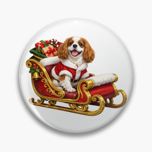 Item preview, Blenheim Cavalier on Santa's Sleigh designed and sold by SpottyRainbow.