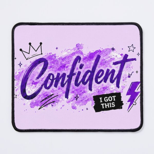Item preview, Confident Inspirational Typography Design designed and sold by Aries Creation Store.