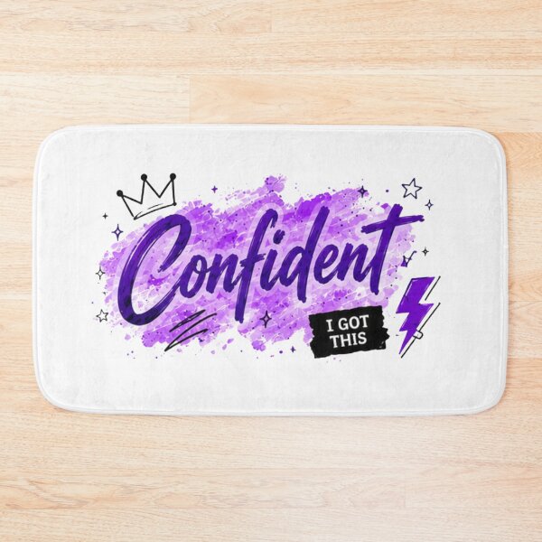 Item preview, Confident Inspirational Typography Design designed and sold by Aries Creation Store.