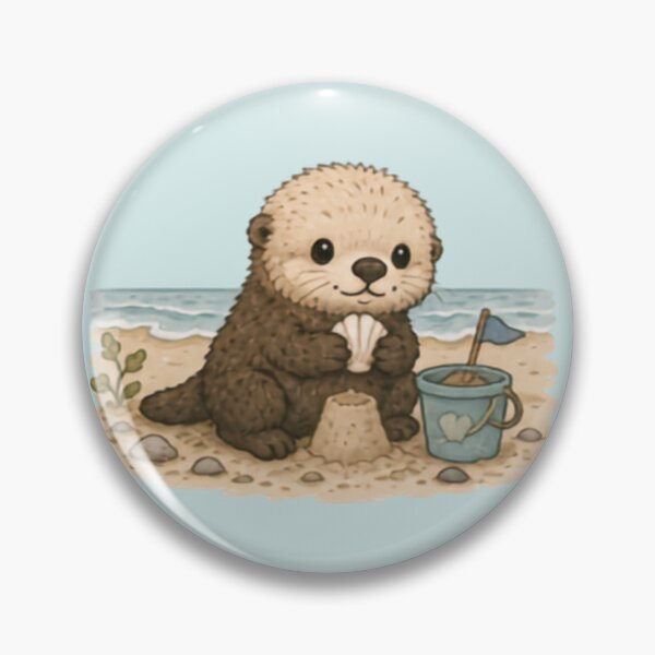 Item preview, Beach Explorer Sea Otter designed and sold by MellowMunchkins.