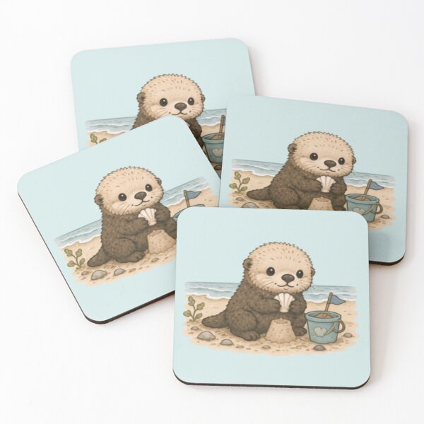 Item preview, Beach Explorer Sea Otter designed and sold by MellowMunchkins.
