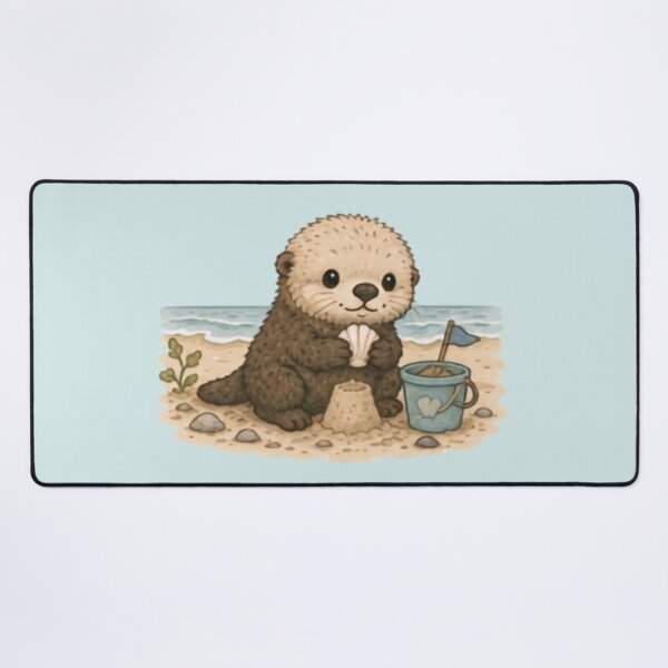 Item preview, Beach Explorer Sea Otter designed and sold by MellowMunchkins.
