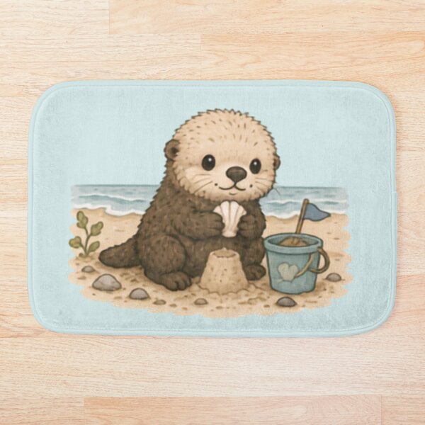 Item preview, Beach Explorer Sea Otter designed and sold by MellowMunchkins.