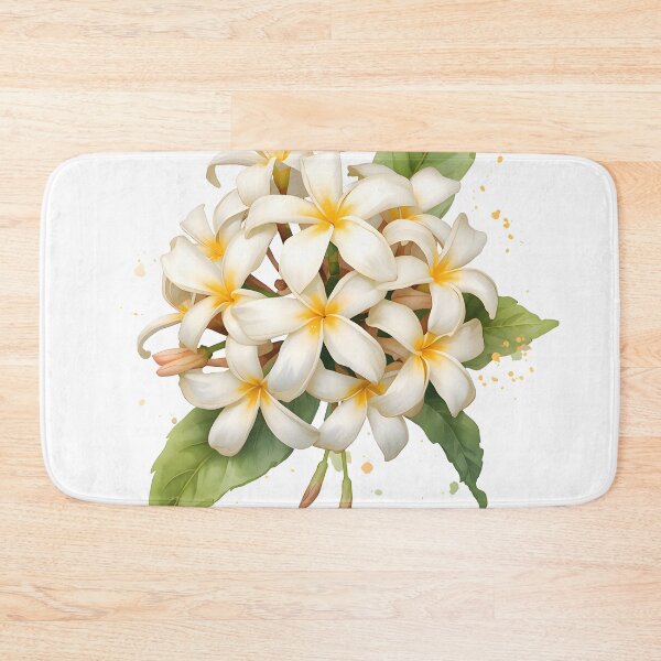 Item preview, Jasmine Flower Watercolor Painting designed and sold by RawNaturePrints.