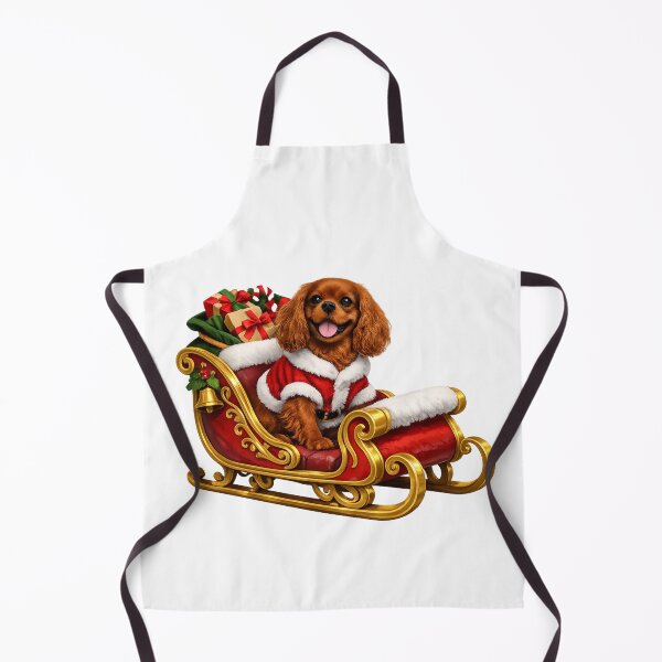 Item preview, Ruby Cavalier on Santa's Sleigh designed and sold by SpottyRainbow.