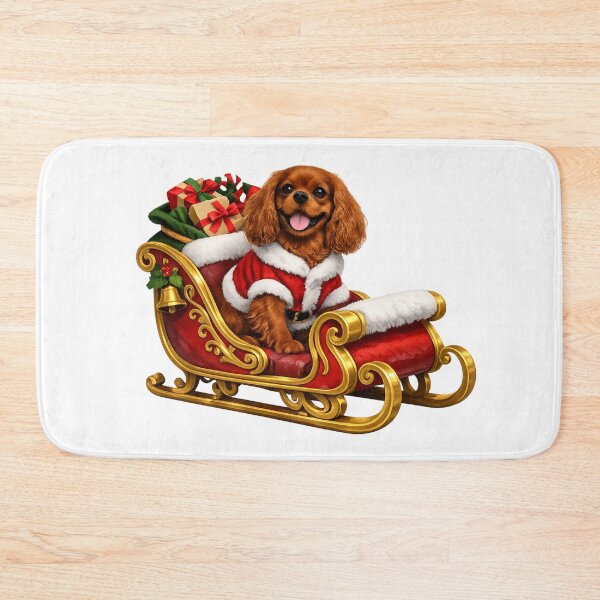 Item preview, Ruby Cavalier on Santa's Sleigh designed and sold by SpottyRainbow.