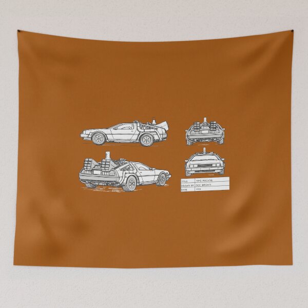Item preview, Vintage Classic Car Delorean Adventure Collection Project designed and sold by PrintCarClub.