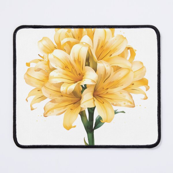 Item preview, Freesia Flower Watercolor Painting designed and sold by RawNaturePrints.