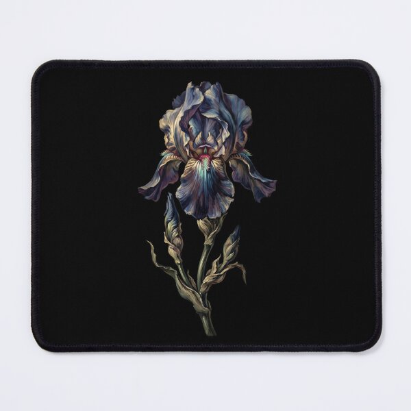 Item preview, Necrotic Iris of the Void - Vintage Macabre Botany designed and sold by FreiherrPK.