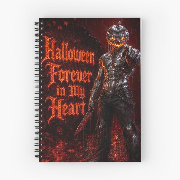 Item preview, Halloween Forever in My Heart Chrome Pumpkin Monster designed and sold by Aimaniia666.