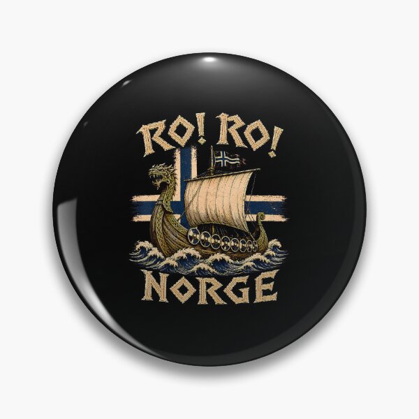 Item preview, Ro Ro Norge Viking Longship Norwegian Flag Scandinavian designed and sold by Mdcazeem.