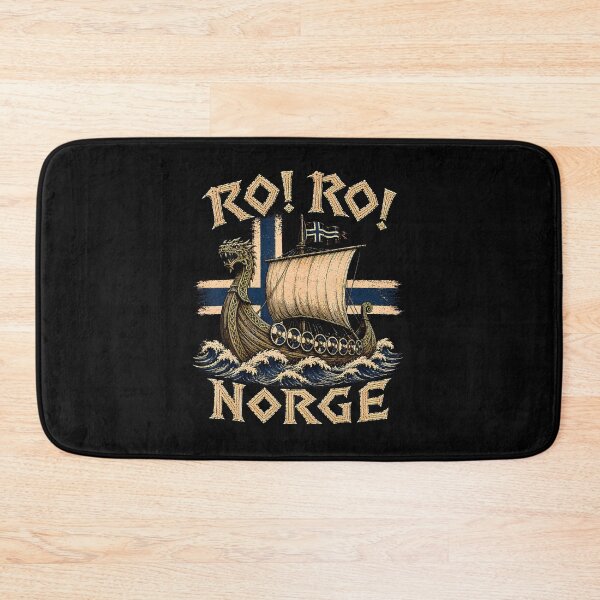 Item preview, Ro Ro Norge Viking Longship Norwegian Flag Scandinavian designed and sold by Mdcazeem.