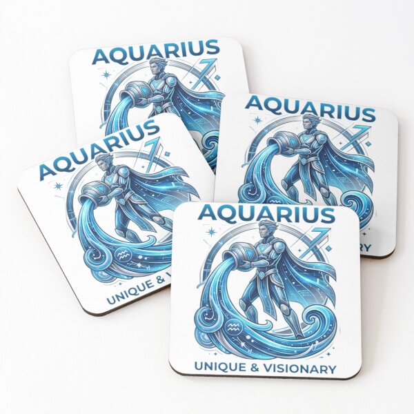 Item preview, Aquarius Daily Horoscope | Unique & Visionary Zodiac Sign | Water Bearer Astrology | Cosmic Aquarius Birthday Gift | Celestial Zodiac Art designed and sold by Bhaskar Digital Art.
