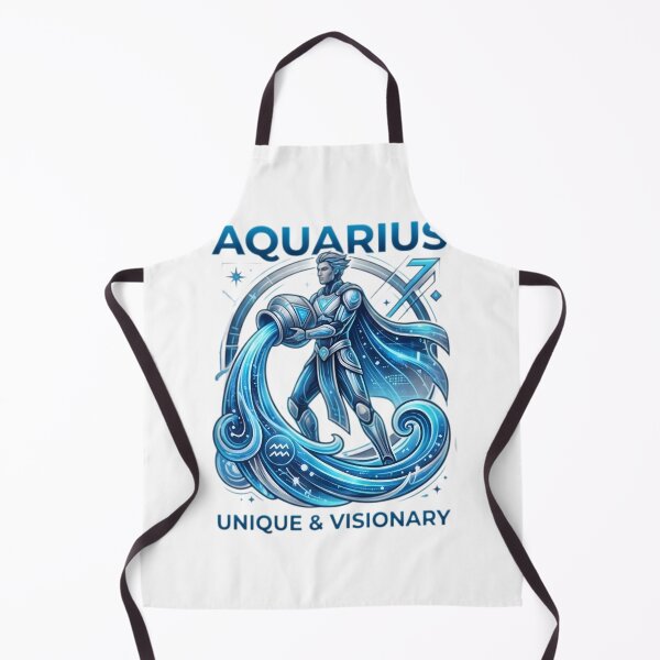 Item preview, Aquarius Daily Horoscope | Unique & Visionary Zodiac Sign | Water Bearer Astrology | Cosmic Aquarius Birthday Gift | Celestial Zodiac Art designed and sold by Bhaskar Digital Art.