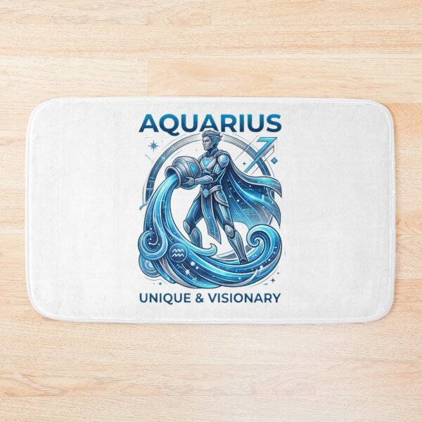 Item preview, Aquarius Daily Horoscope | Unique & Visionary Zodiac Sign | Water Bearer Astrology | Cosmic Aquarius Birthday Gift | Celestial Zodiac Art designed and sold by Bhaskar Digital Art.