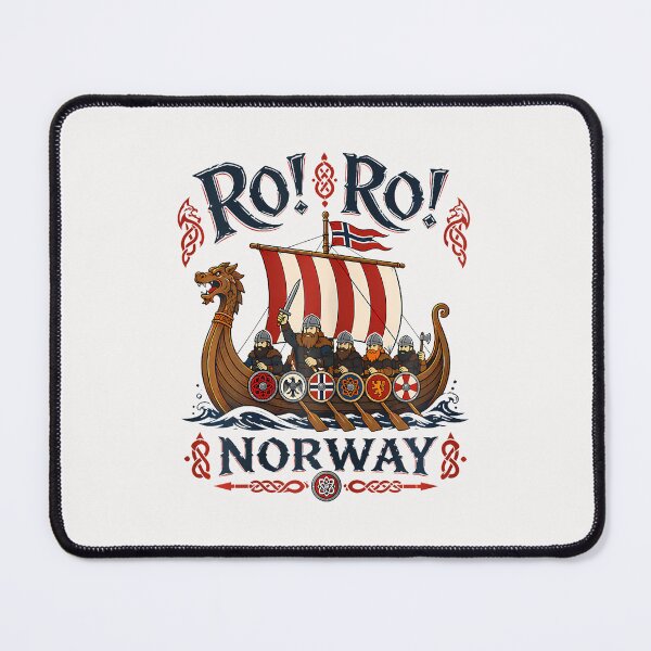 Item preview, Row Norway Viking Ship Funny Norwegian Saying Norge designed and sold by Mdcazeem.