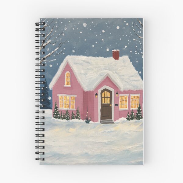 Item preview, Cosy Little House in Snow  designed and sold by PamLeeDesign.