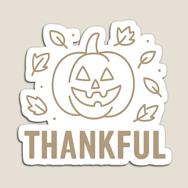 Item preview, Thankful Pumpkin Autumn Halloween Design designed and sold by WillowPages.