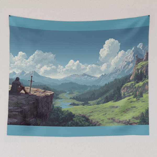 Item preview, Pixel Fantasy Retro Gaming Art designed and sold by Late Theory.