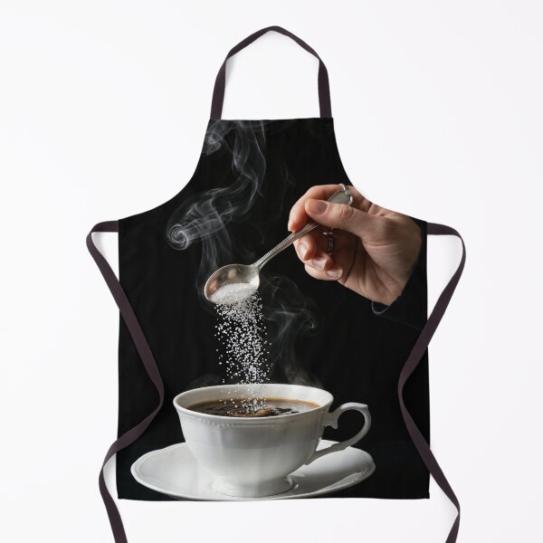 Item preview, Adding sugar to hot coffee designed and sold by Safwat-Aziz.