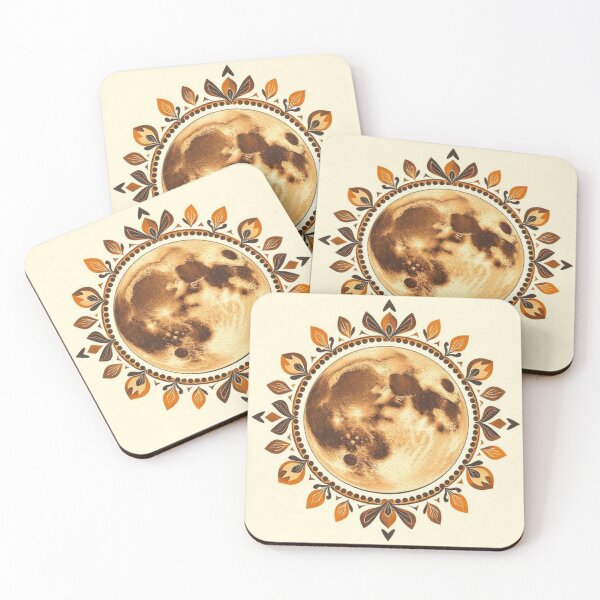 Item preview, Sepia Moon with Nordic Symbolism designed and sold by RAISC.